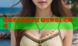 同城炮约免费体验 轻松邂逅心动瞬间